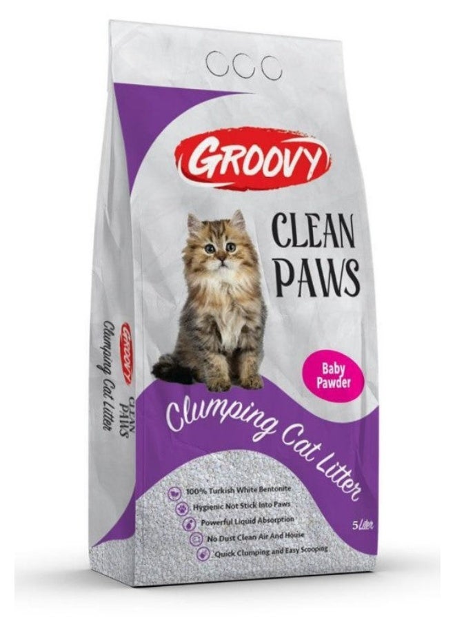 Groovy Cat Litter (Baby Powder, 5 L